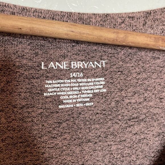 Lane Bryant Womens Pink Knit Top Size 14/16 - Picture 3 of 6